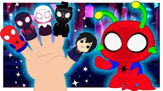 Familia dedo SPIDERMAN  Canciones Infantiles  Groovy el Marciano [upl. by Nessim]