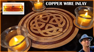 DIY Copper Wire Inlay with your Laser Engraver [upl. by Omixam]