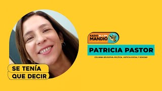 COLUMNA SOCIOEDUCATIVA CON PATRICIA PASTOR  MARCHA UNIVERSITARIA [upl. by Juana684]