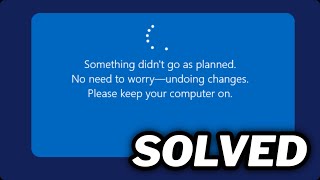 FIXED “Something didn’t go as plannedquot error in windows 1011 [upl. by Jacquette]