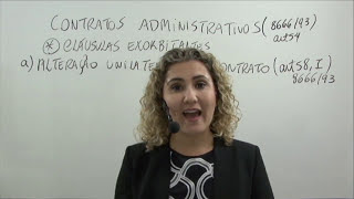 Cláusulas Exorbitantes em Contratos Administrativos Alterações Unilaterais e Limites Percentuais [upl. by Boardman]