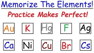 How To Memorize The Periodic Table Through Practice [upl. by Amabel347]