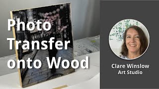 Inkjet Transfer onto Wood Panel [upl. by Ettevad772]