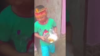 Ajj navratri ka prsad khilya gaya ♥️🥰🥰jay mata di 🙏🙏 viralblog viralvideo [upl. by Malena802]