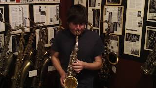 Saxquest Play Test Demo Buescher New Aristocrat Silver Plate [upl. by Marjorie]