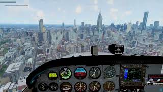 XPlane 12 Flying around NYC  Artificial Intelligence is here FlyShirley  LLM Backend [upl. by Moth101]