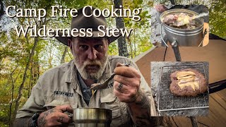 Wilderness Stew and a Special Dessert in Camp using the PFM40 Cook set with Dave Canterbury [upl. by Niggem819]