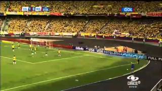 Colombia  Bolivia 50  Eliminatorias Mundial Brasil 2014  1 tiempo [upl. by Ahsineg]