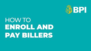 How to enroll and pay billers  BPI Online  2021 [upl. by Crosby28]