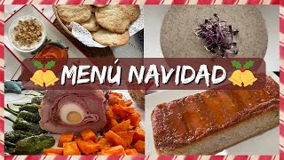 MENÚ de NAVIDAD por 25€ para preparar con ANTELACIÓN Os enseño TODA LA COMPRA🤩🛒 [upl. by Boycey]