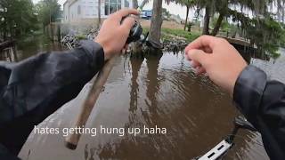 Louisiana River fishing for Bass Spring 2019 [upl. by Lainahtan]