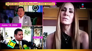 Mamá de los hijos de Nicandro Díaz desenmascara a su novia y exige justicia  De Primera Mano [upl. by Elohcim881]