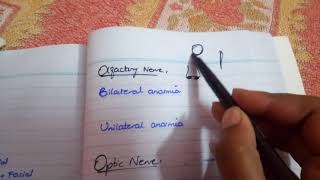 CRANIAL NERVE CLINICALS part 1 first cranial merve [upl. by Earleen]