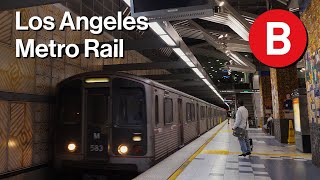 LA Metro Rail B Line at HollywoodWestern and Universal City [upl. by Lleneg]