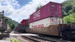 Train Rolls Through Tunnel in Welch West Virginia [upl. by Rasaec47]