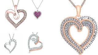 zales diamond heart necklace  zales jewelry  zales best necklace design heart necklace [upl. by Namref]