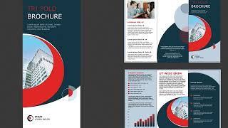 How To Create Tri Fold Brochure In IllustratorBrochure Design [upl. by Skelton]