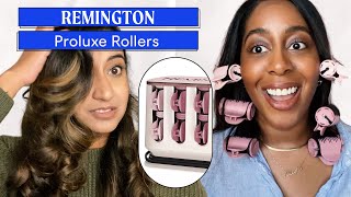 Beauty Editors test Remingtons PROluxe Heated Hair Rollers  Cosmopolitan UK [upl. by Nedloh983]