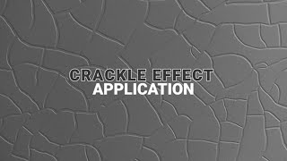 New WATERBASED CRACKLE EFFECT  ICA Group [upl. by Luhar]