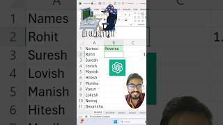 Dont stuck while using Excel‼️Instead Search on Chatgpt exceltips exceltricks shorts chatgpt [upl. by Giffy]