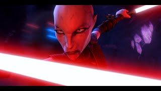 Asajj Ventress  All fight scenes and powers from Clone Wars [upl. by Isman380]