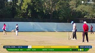 Live Cricket Match  PNB BANK vs CENTRAL BANK OF INDIA CRICKET TEAM  14Dec24 0740 AM 20  AIBOC [upl. by Ydahs496]