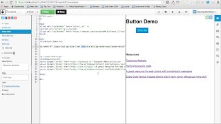 Tachyons CSS Library  How to Build a Custom Button [upl. by Morley]