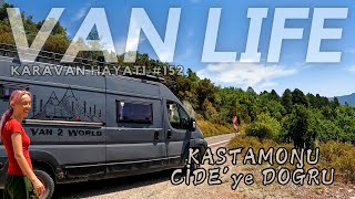 KARAVAN HAYATI 152 HIRÇIN KARADENİZ İLE İLK TANIŞMA  CİDE [upl. by Yorled724]