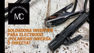 Como regular la soldadora inverter de electrodo o MMA [upl. by Marji980]