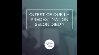 45 Questce que la prédestination selon Dieu [upl. by Enelyar839]