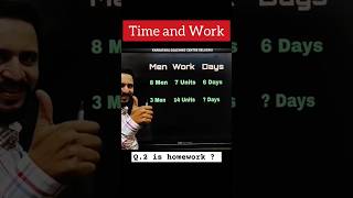 Time and Work Trick  Maths for railway SSC Defence  Helpful For All Exam short mathstricks [upl. by Saixela181]