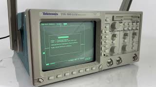 Tektronix TDS 360 Two Channel 200 MHZ 1GSs Digital Oscilloscope GPIB RS232 VGA [upl. by Araet]