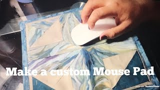 How to turn a Quilt Block into a Mouse Pad [upl. by Latonia]