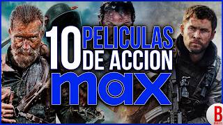 TOP 10 Mejores PELÍCULAS de ACCIÓN en MAX HBO [upl. by Kaine964]