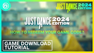 Just Dance 2024 Edition  Nintendo Switch Game Code Redeeming Tutorial [upl. by Annauqahs421]