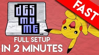 DESMUME Emulator for PC Full Setup and Play in 2 Minutes The Nintendo DS Emulator [upl. by Eirrod]