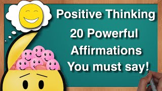 Affirmations for Positive Thinking [upl. by Brookes]