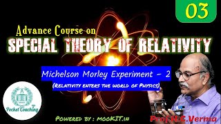 03 Michelson Morley Experiment  2  H C VERMA  POCKET COACHING ENGLISH [upl. by Aihsemak]