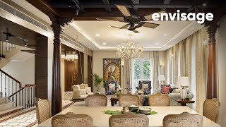 Inside Gurugram’s Stunning ColonialContemporary Home  by Envisage Homes  Emaar Marbella Gurugram [upl. by Truk583]