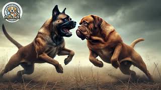 Bullmastiff vs Dogue de Bordeaux The Ultimate Battle of Strength and Strategy [upl. by Mathian240]