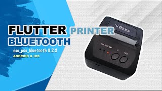 Flutter Thermal Printer Bluetooth Example [upl. by Alexi265]