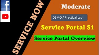 ServiceNow Service Portal Session 1  Service Portal Overview  ServiceNow  Service Portal [upl. by Kuehn]