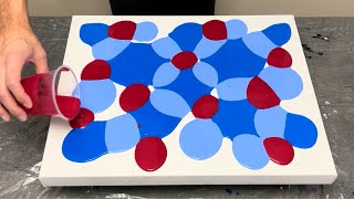 BLUE CRUSH Lacing Explosion ⚡️ Avoiding An Acrylic Pouring Disaster [upl. by Dawn]