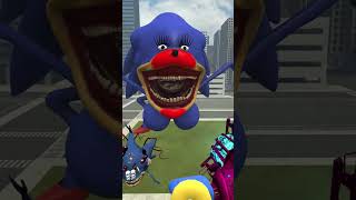 SHIN SONIC EATER FAMILY SIZE COMPARISON in Garrys Mod The Sonic Tapes [upl. by Hamer]