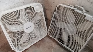 Pelonis and aerospeed box fan destruction [upl. by Goss]