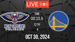 NBA LIVE New Orleans Pelicans vs Golden State Warriors October 30 2024 Warriors vs Pelicans 2K25 [upl. by Hinman]