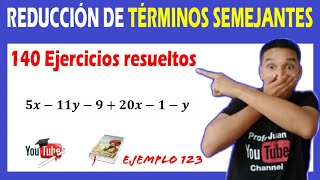 💝👉 Reducción De Términos Semejantes De DIVERSAS CLASES  💥 Súper FÁCIL Para PRINCIPIANTES ✅ [upl. by Fleta]