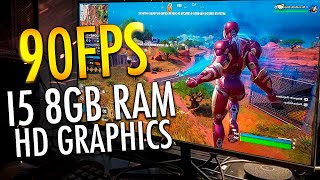 COMO EU JOGO FORTNITE NO MEU PC FRACO COM I5 8GB RAM SEM PLACA DE VÍDEO [upl. by Francine]