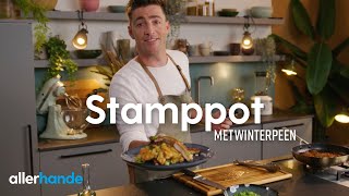 Stamppot met winterpeen kimchi en speklapjes  Hugo Kennis  Allerhande [upl. by Hugh]