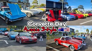 Exclusive Look Corvette Takeover at Local Car Show in Australia [upl. by Nomled]